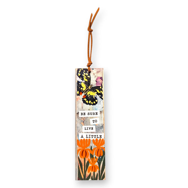 Be Sure to Live a Little Vintage-Inspired Bookmark
