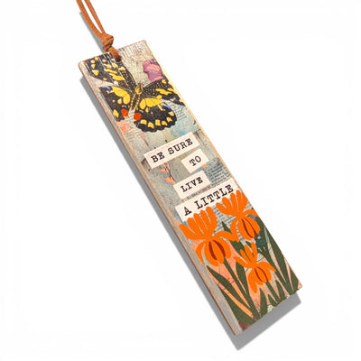Be Sure to Live a Little Vintage-Inspired Bookmark