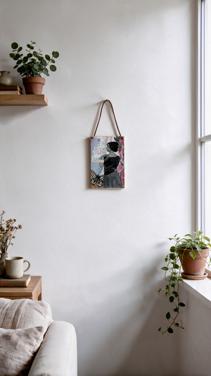 Go Buy a Personality Vintage Ephemera Hanging Art