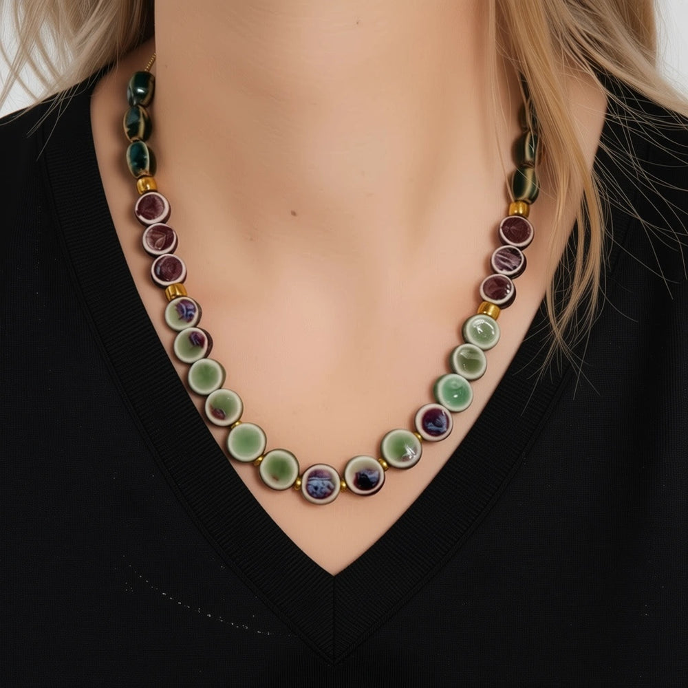 Ladan Porcelain Ceramic Necklace