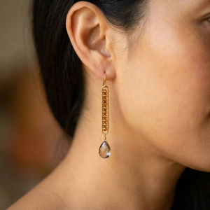 Jewelry 102 - Ladder-Wrapped Gemstone Earrings