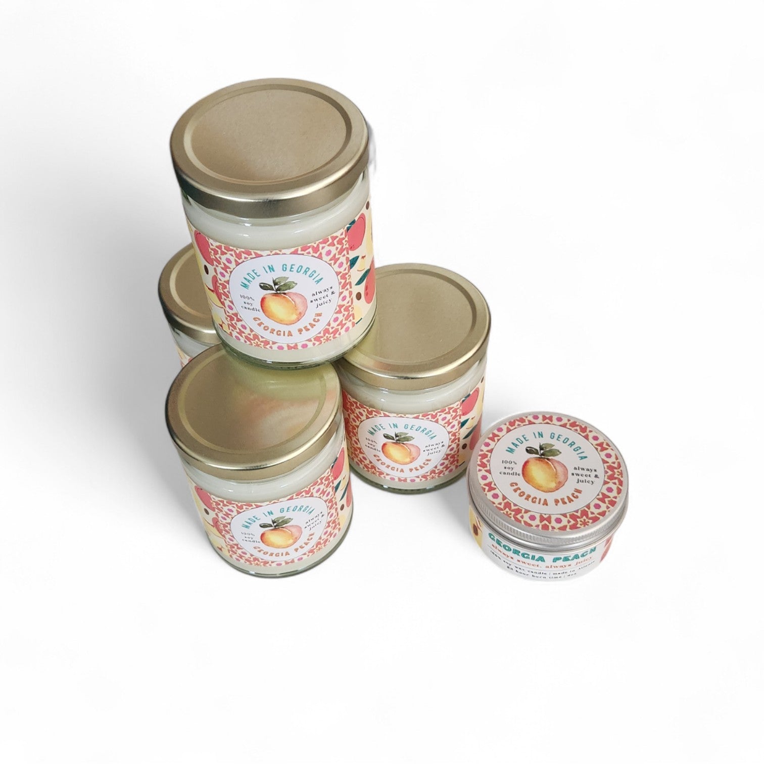 Local Love Candles - Georgia Peach - 8oz