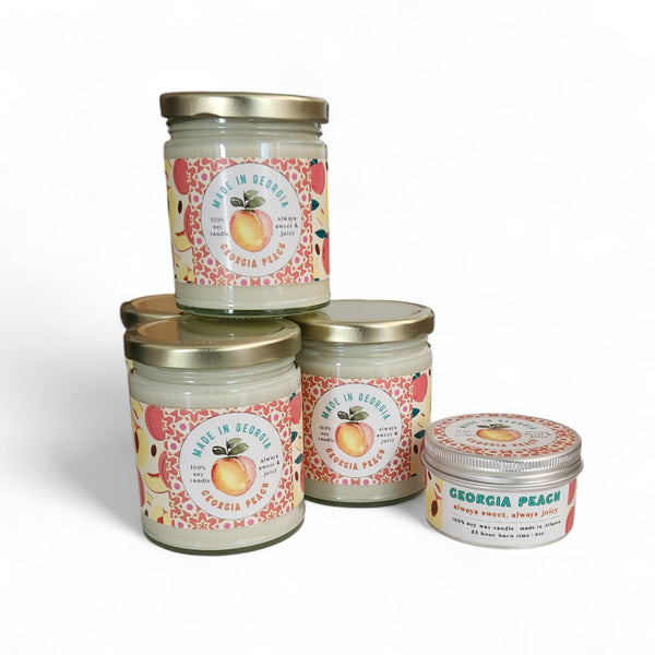 Local Love Candles - Georgia Peach - 8oz