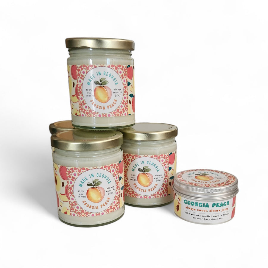 Local Love Candles - Georgia Peach - 8oz