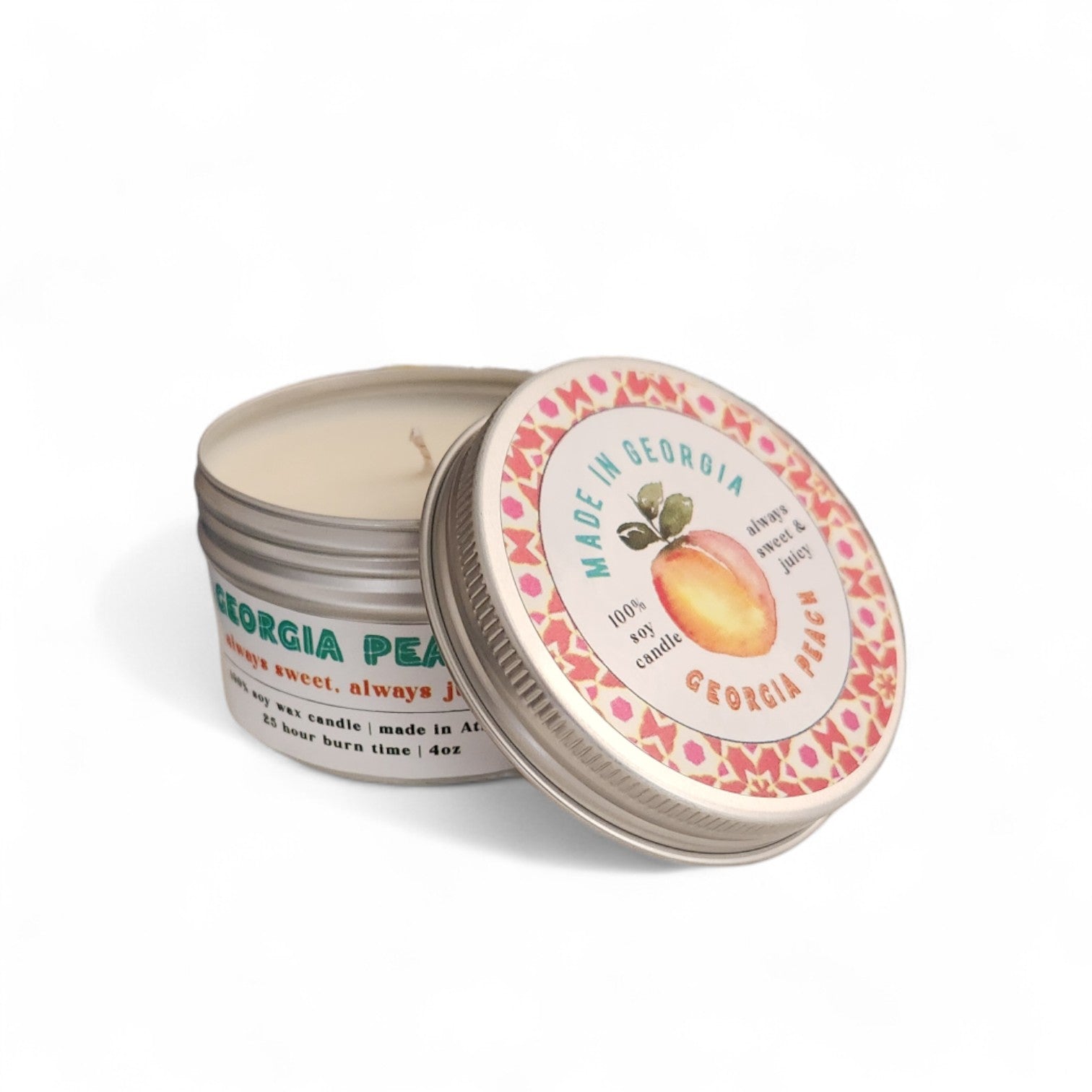 Local Love Candles - Georgia Peach - 4oz