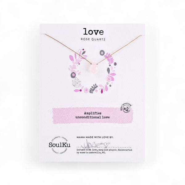 Love Rose Quartz Necklace