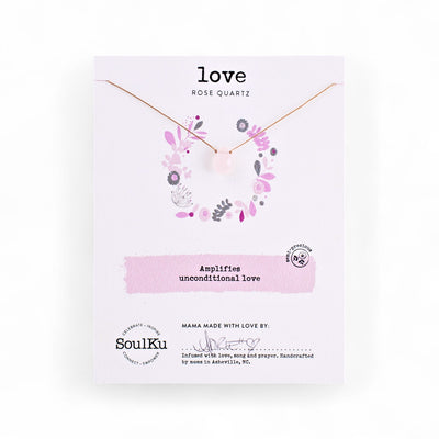 Love Rose Quartz Necklace