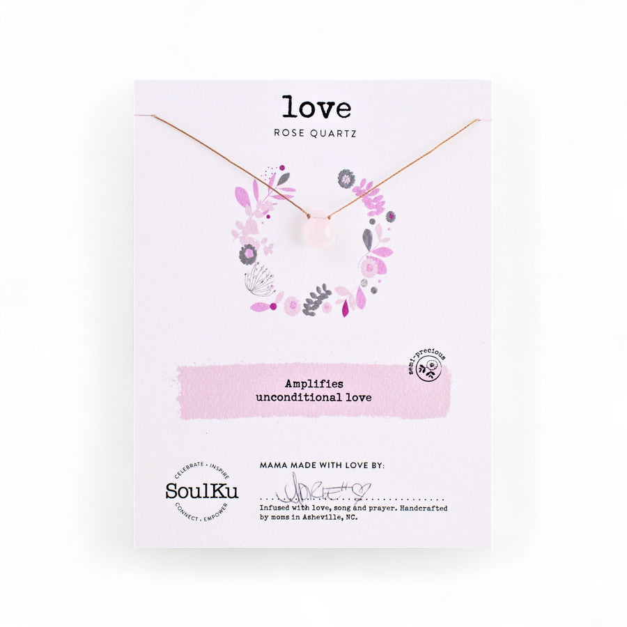Love Rose Quartz Necklace