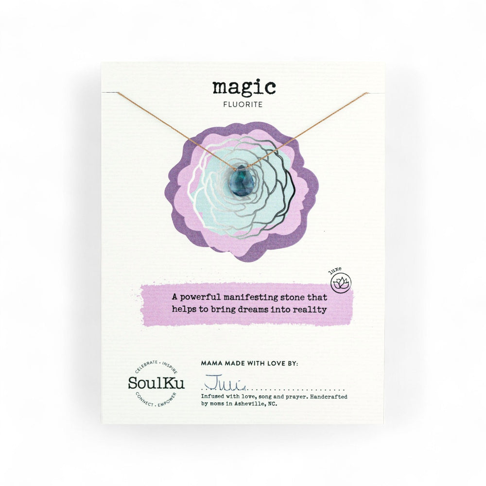 SoulKu - Fluorite Luxe Necklace for Magic