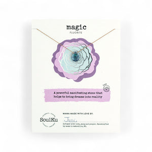SoulKu - Fluorite Luxe Necklace for Magic