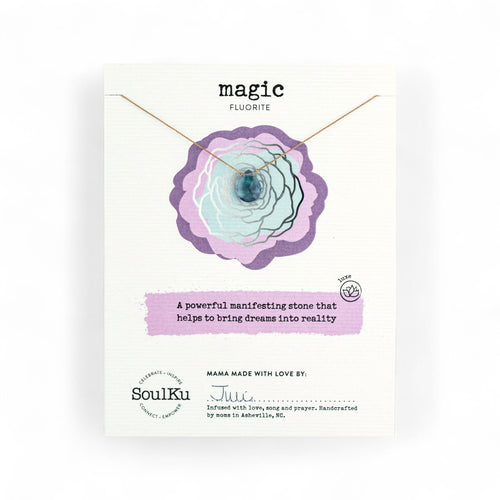 SoulKu - Fluorite Luxe Necklace for Magic