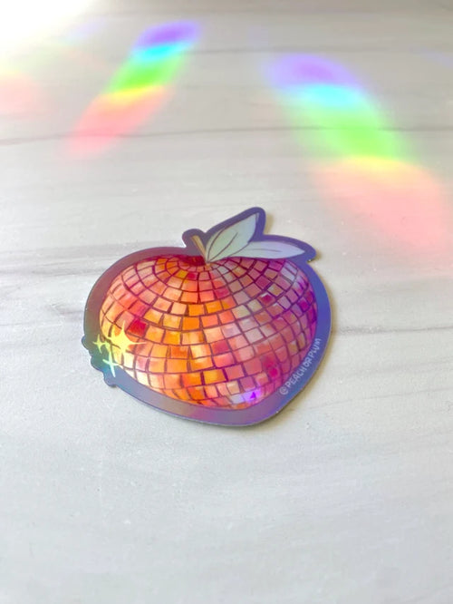 Magnet - Peach Disco Ball - Peach or Plum