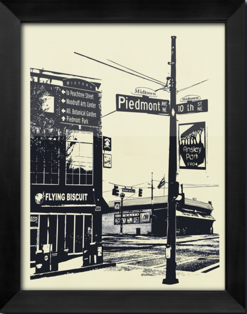 Midtown Rep Your Hood 20x25 Screen-Printed Poster