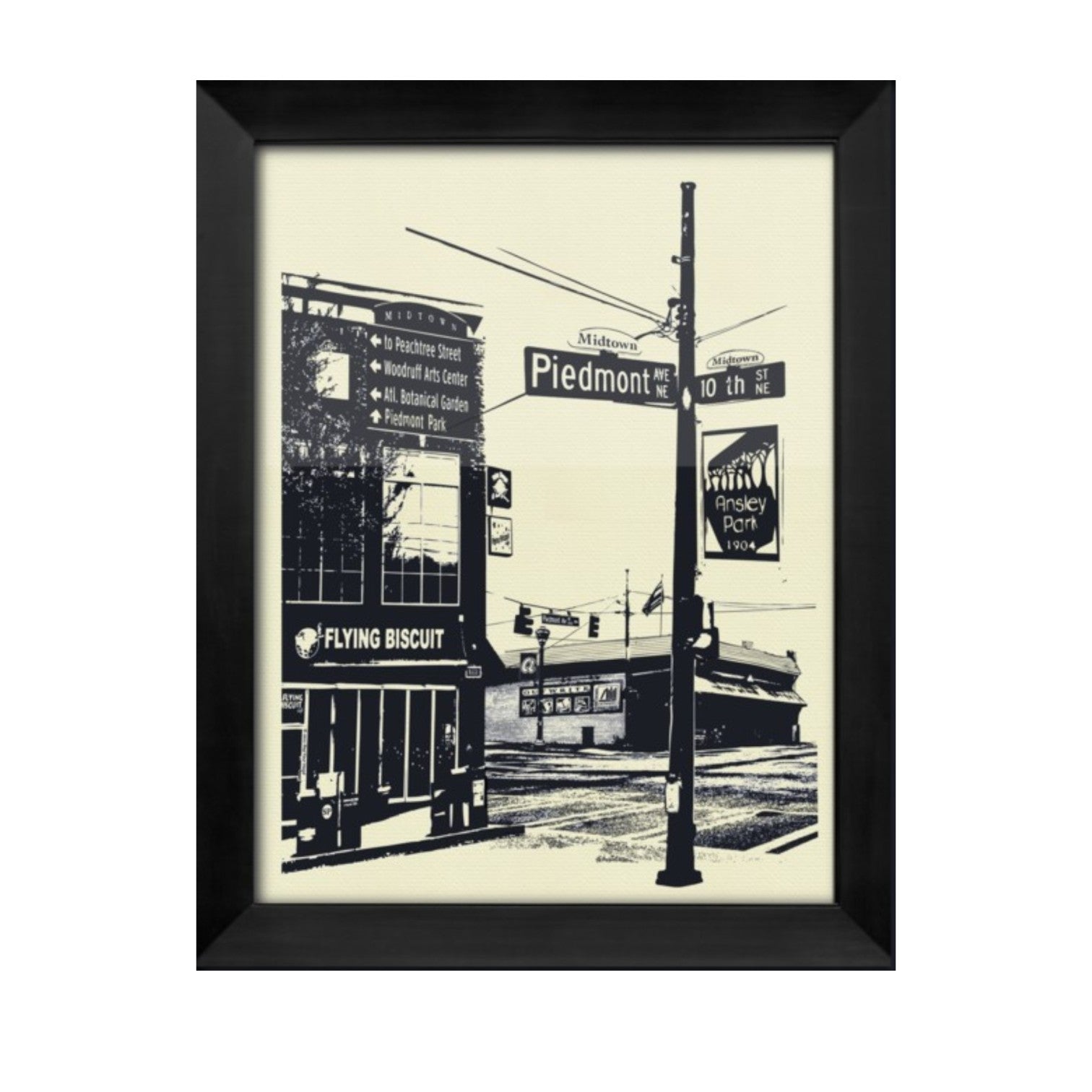 Midtown Rep Your Hood 20x25 Screen-Printed Poster