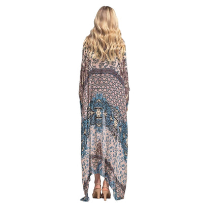 Monterey Intricate Damask Kimono