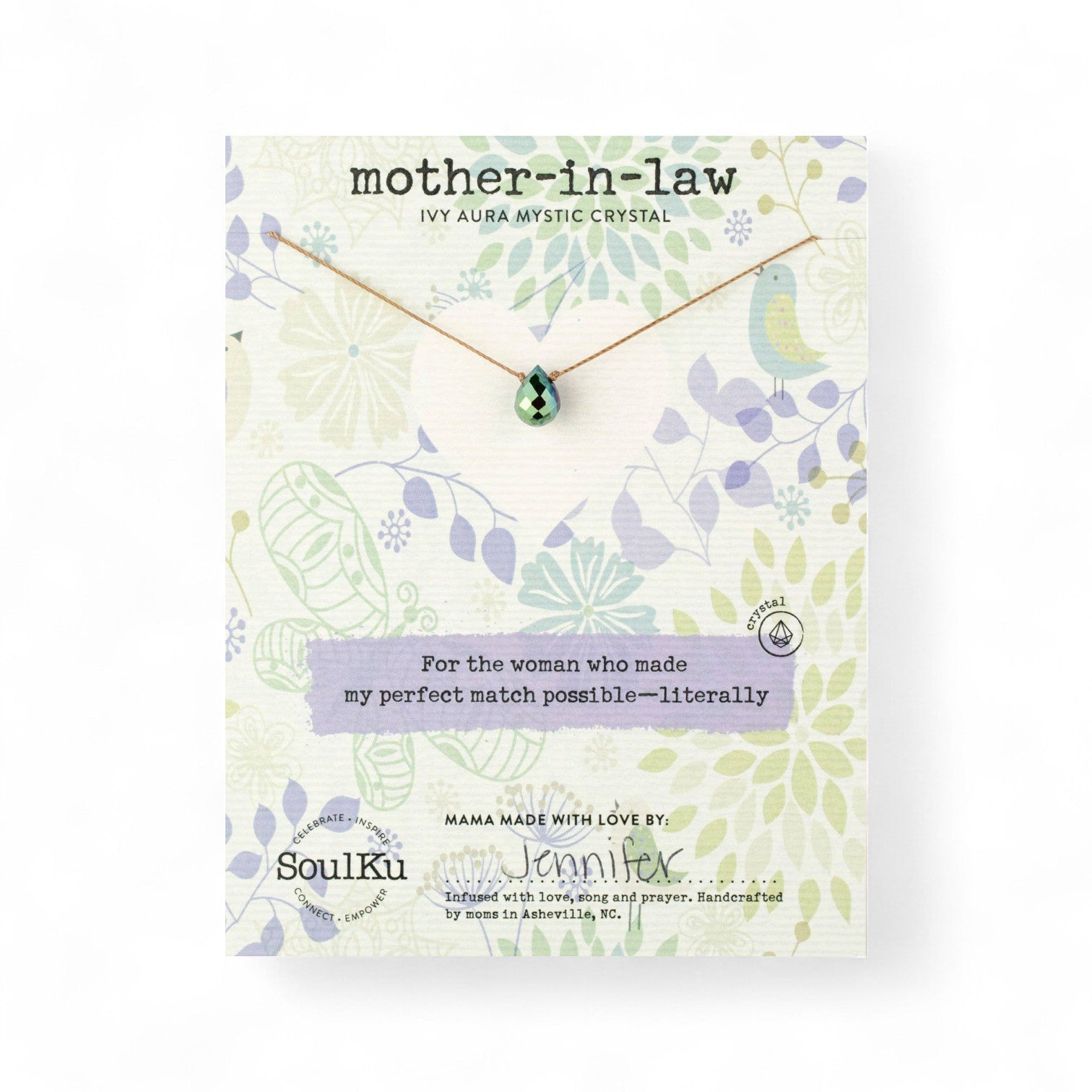 Mother-in-Law Crystal Necklace