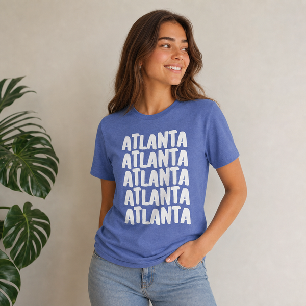 Multilantas T-Shirt - Purplish Blue with Black