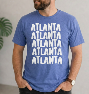 Multilantas T-Shirt - Purplish Blue with Black