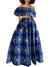 Muna Ankara Fabric Maxi Skirt