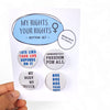 Button Set: My Rights, Your Rights