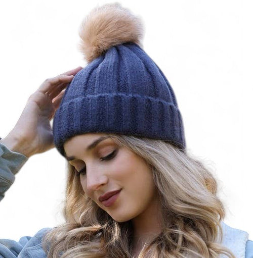 Navy Cozy Soft Knit Beanie