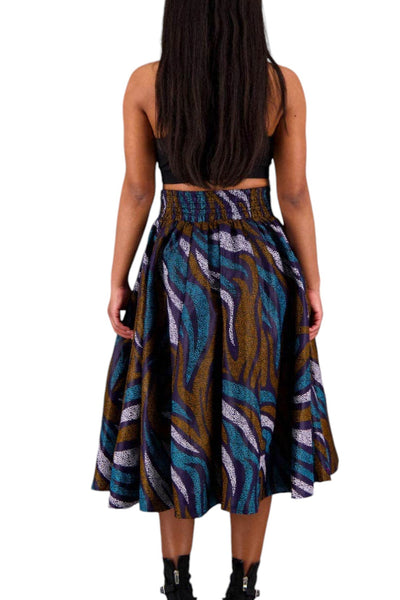 Night Sky Ankara Skirt