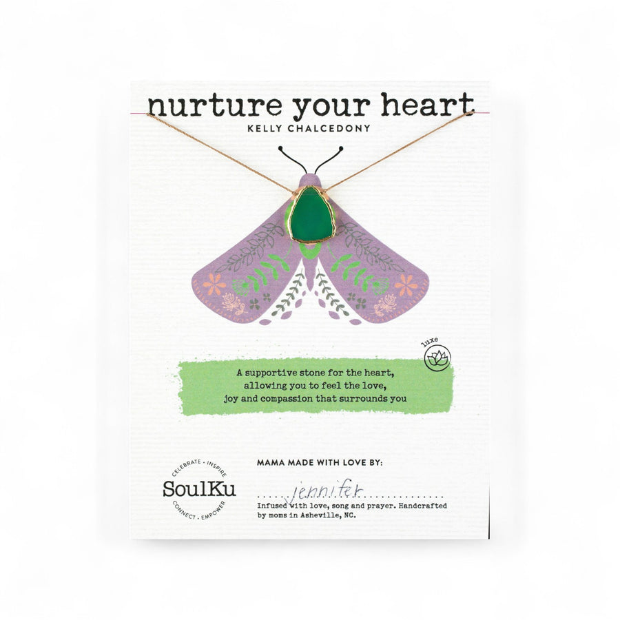 Nurture Your Heart Alchemy Necklace - Kelly Chalcedony