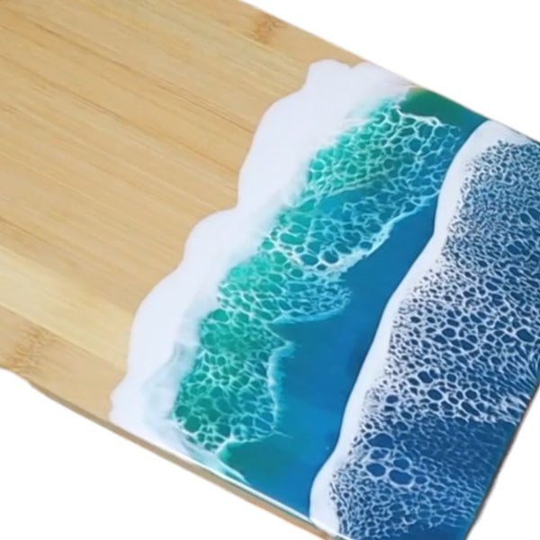 Modern Craft :: Ocean Wave Resin Serving Board