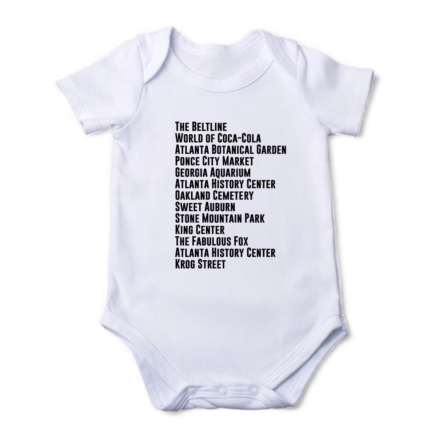 atlanta city landmarks Baby Onesie