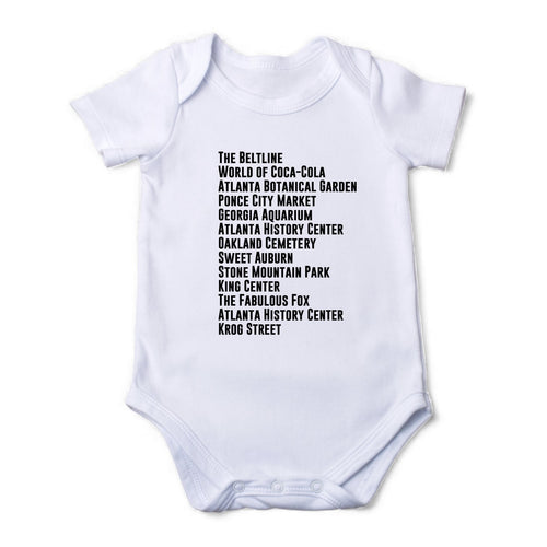 atlanta city landmarks Baby Onesie