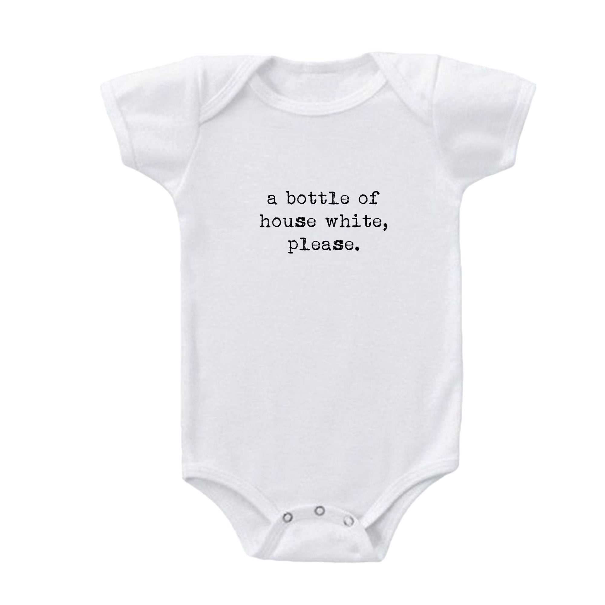A Bottle Of House White Baby Onesie
