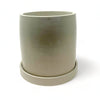 Concrete Cylinder Pot - Large (with tray)