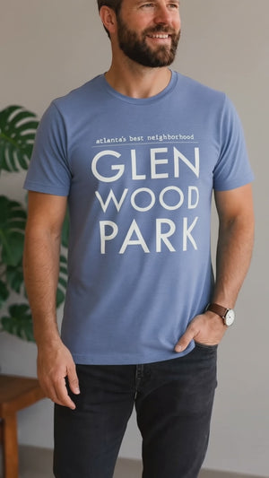 Atlanta Neighborhood Tee - Glenwood Park Blurple
