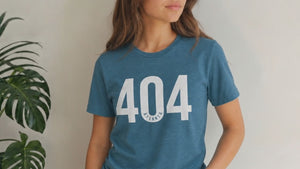 404 ATLANTA T-Shirt - White Print