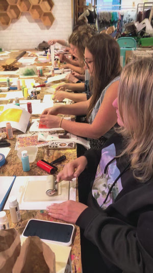 Modern Craft :: Gel Printing 101 :: Stationery
