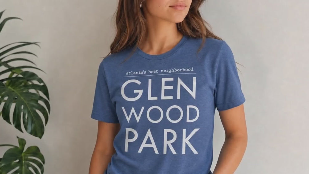 Atlanta Neighborhood Tee - Glenwood Park Blurple