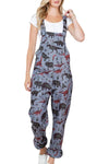 Rawr-Rawr Dino Print Overalls