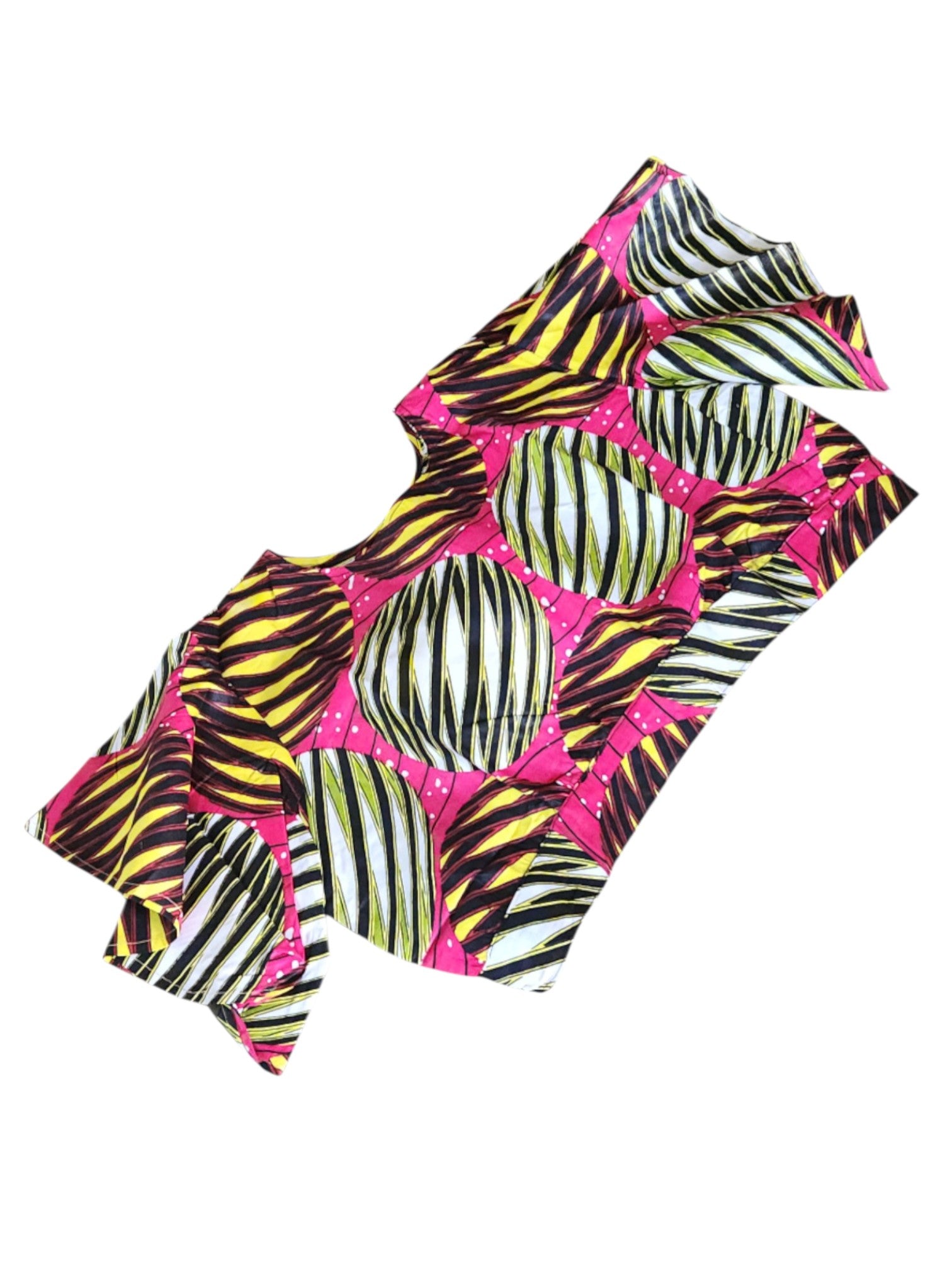 Roza Ankara Fabric Crop Top