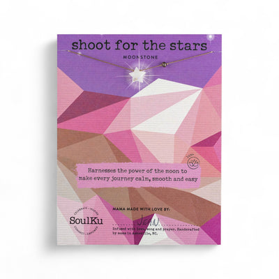 SoulKu - Moonstone Shoot for the Stars Necklace