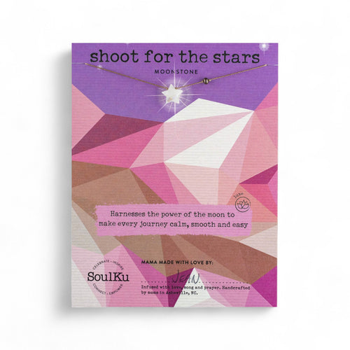 SoulKu - Moonstone Shoot for the Stars Necklace