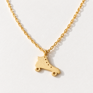 Skate Time Pendant Necklace