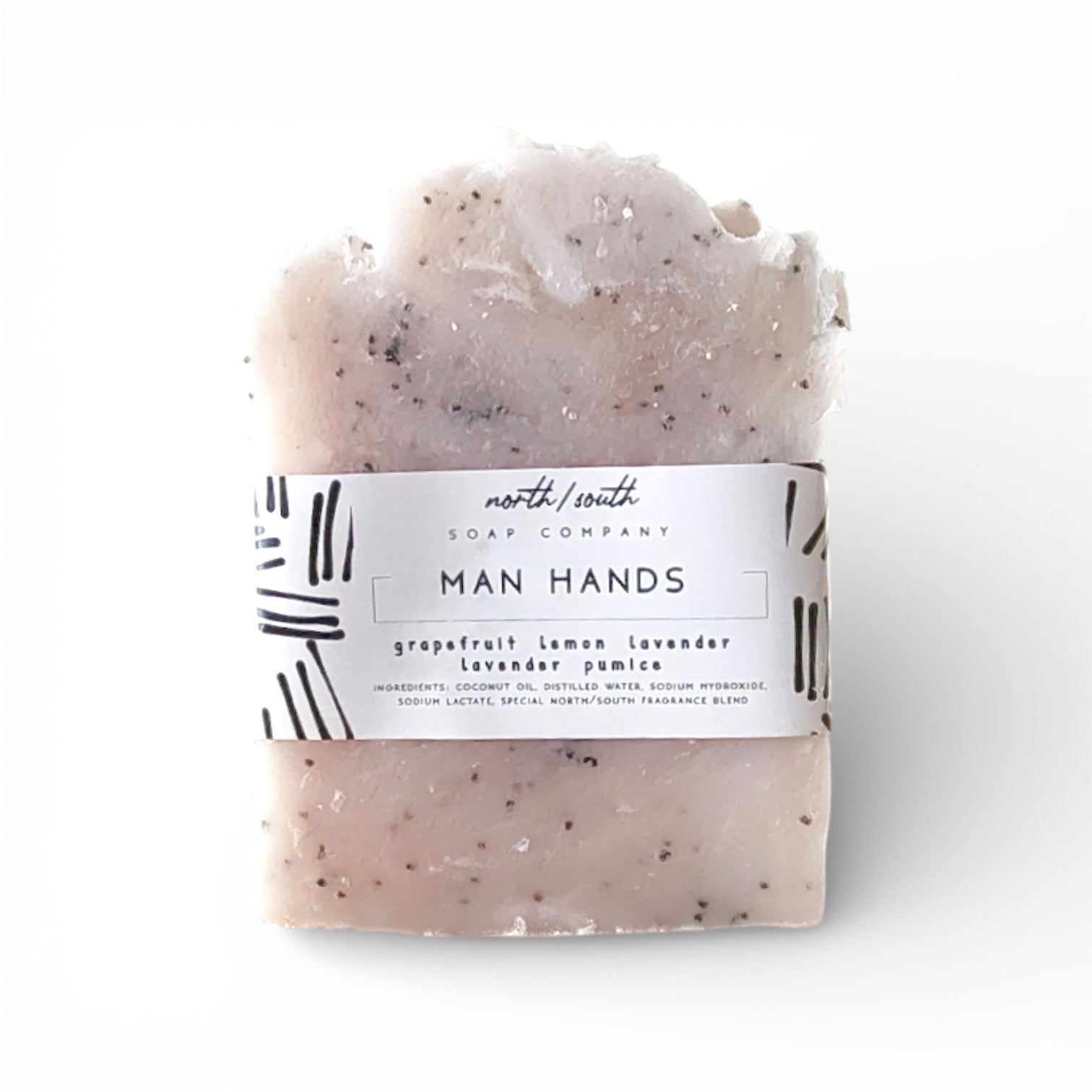Man Hands Natural Soap