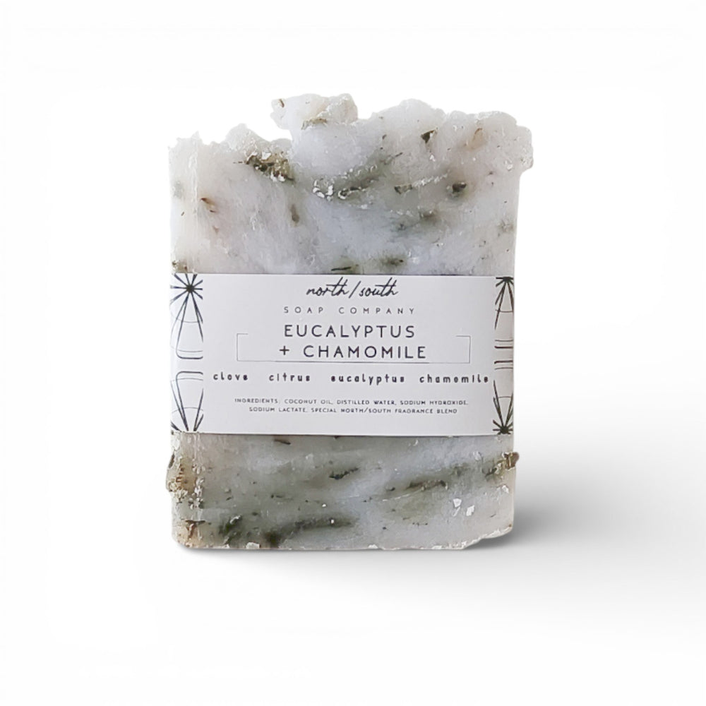 Eucalyptus + Chamomile Natural Soap - Warehouse  Soap Special