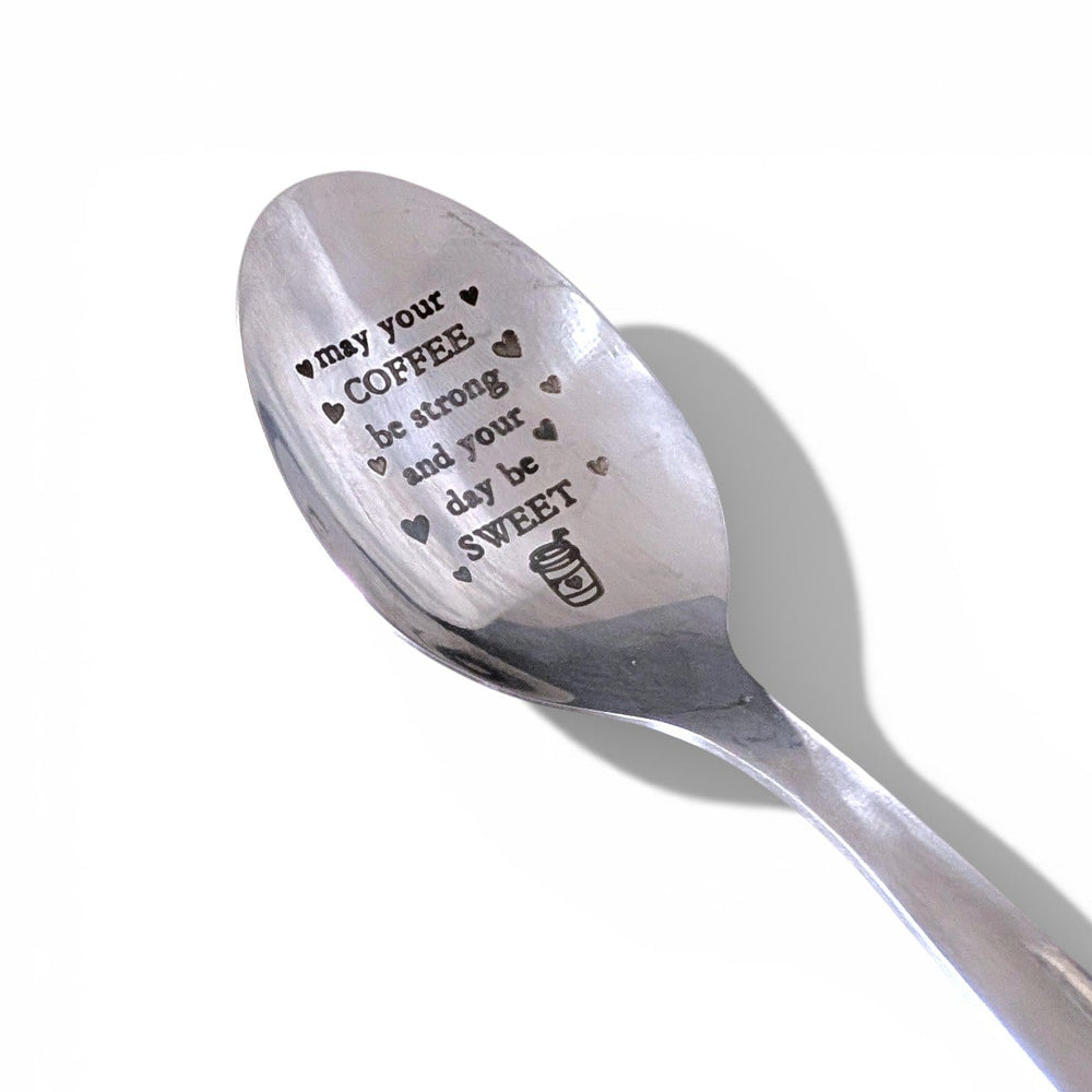 Engraved Spoon - May Your Coffee Be Strong