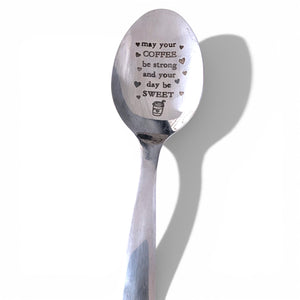 Engraved Spoon - May Your Coffee Be Strong