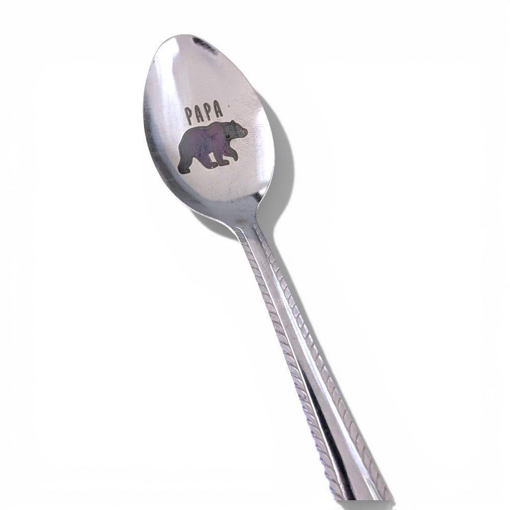 Engraved Spoon - Papa Bear