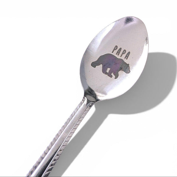 Engraved Spoon - Papa Bear