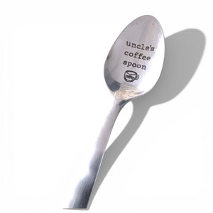 Engraved Spoon - Uncle's Coffee Spoon
