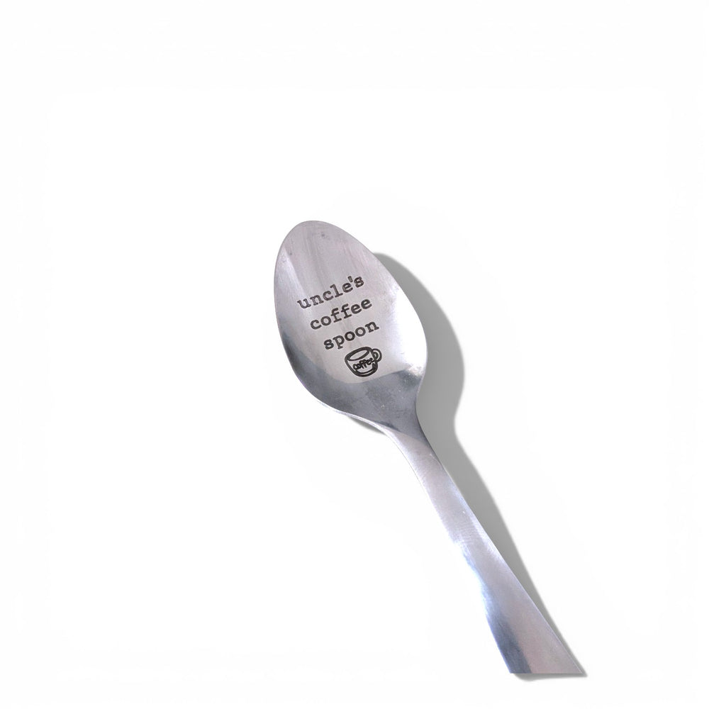 Engraved Spoon - Uncle's Coffee Spoon