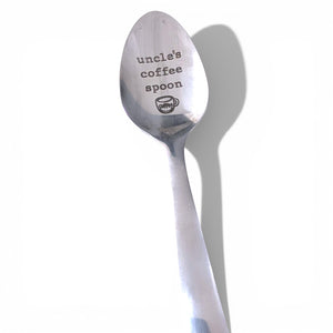 Engraved Spoon - Uncle's Coffee Spoon